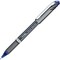 Pentel EnerGel NV Stick Gel Pen, 1 mm Metal Tip, Blue Ink/Barrel, Dozen